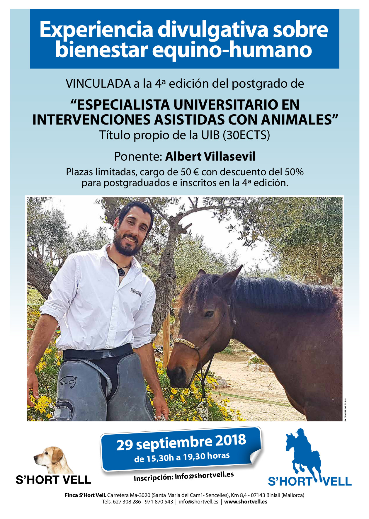 Bienestar Equino-Humano, con Albert Villasevil