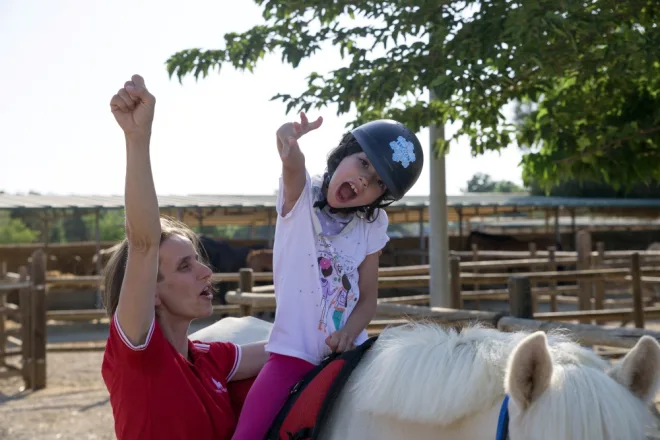 Intervenciones asistidas con animales (caballos)