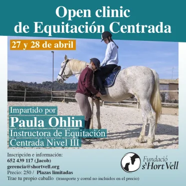Open Clinic Equitación centrada, con Paula Ohlin
