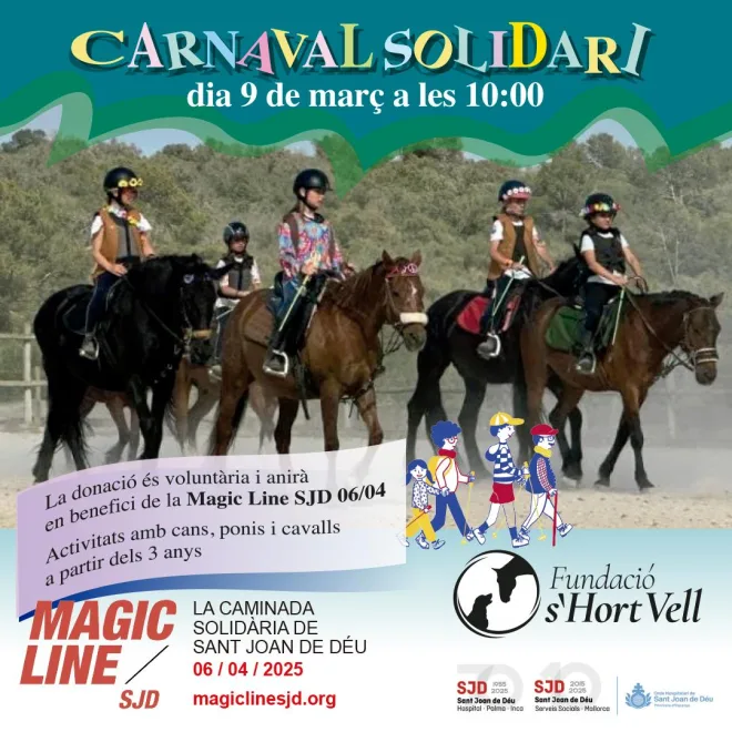 2025-02-09 Carnaval solidari, S'Hort Vell amb la Magic Line de SJD