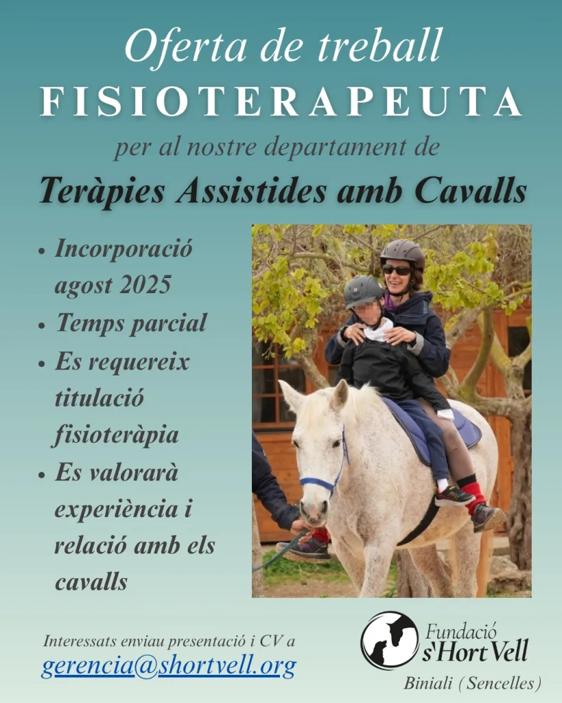 Oferta de treball fisioterapeuta juny 2025