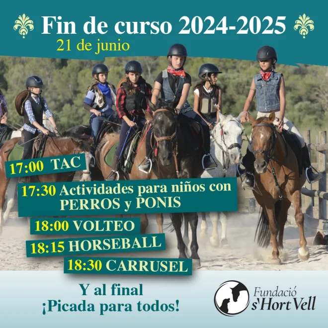 Fin de curso 2024-2025, en S'Hort Vell